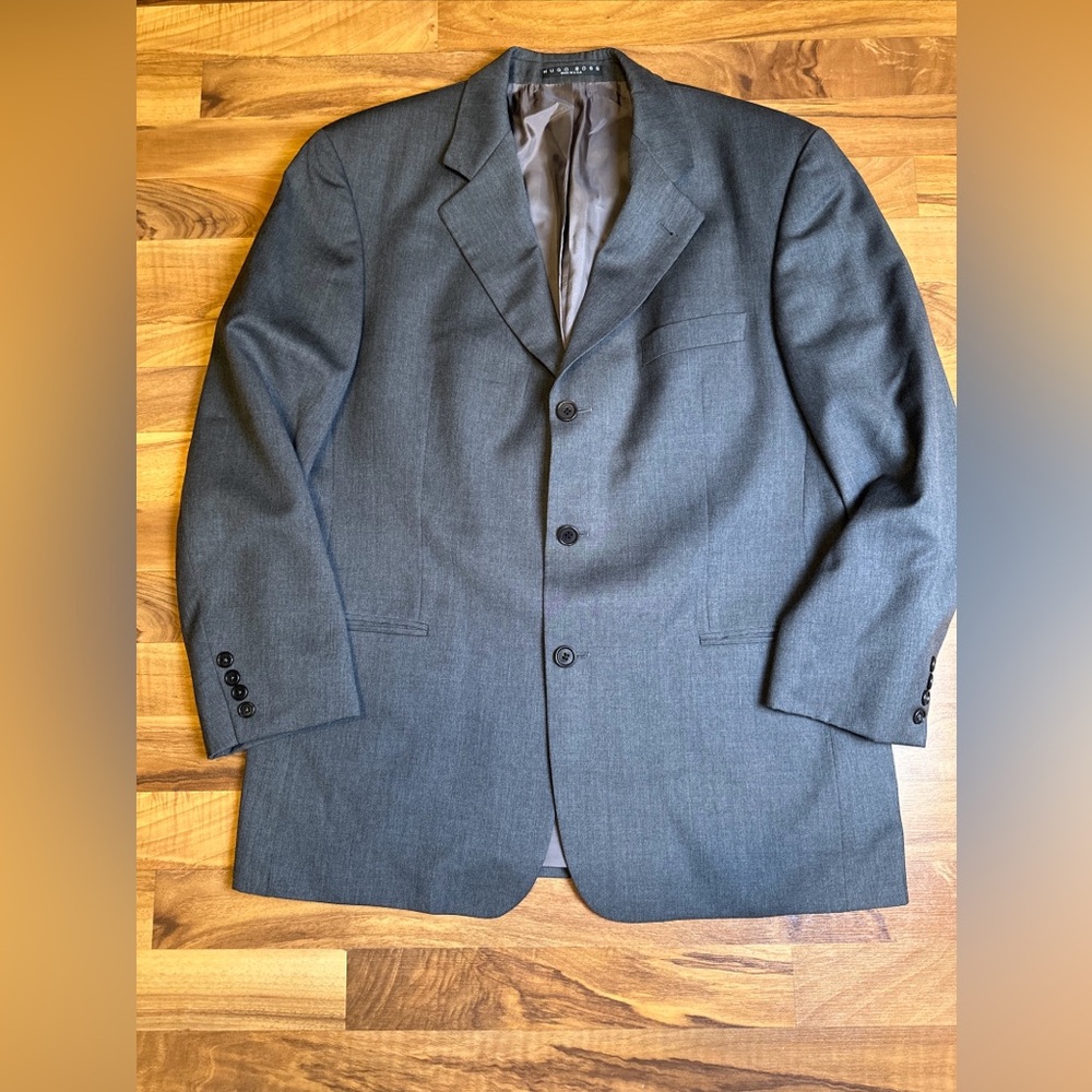 Hugo Boss Einstein Omega Suit Jacket Men's Size 52c/42S Gray